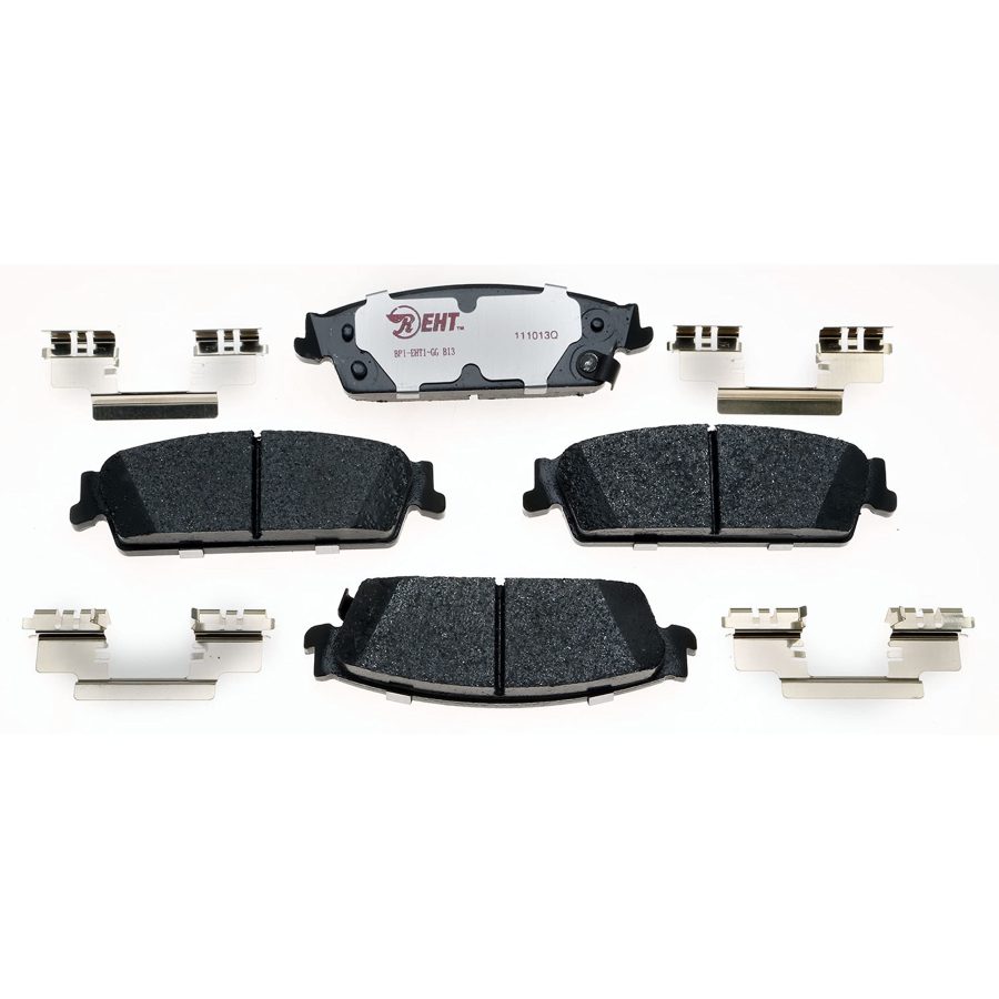 RAYBESTOS EHT1194H Premium Element3 EHT Replacement Rear Brake Pad Set for Select Cadillac Escalade, Chevrolet Avalanche/Silverado/Suburban/Tahoe, and GMC Sierra/Yukon Model Years