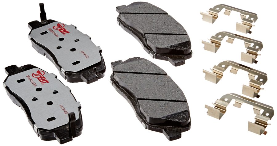 RAYBESTOS EHT1202H Element3 EHTTM Replacement Front Ceramic Brake Pad Set for Select Hyundai Entourage/Santa Fe and Kia Borrego/Sedona Model Years