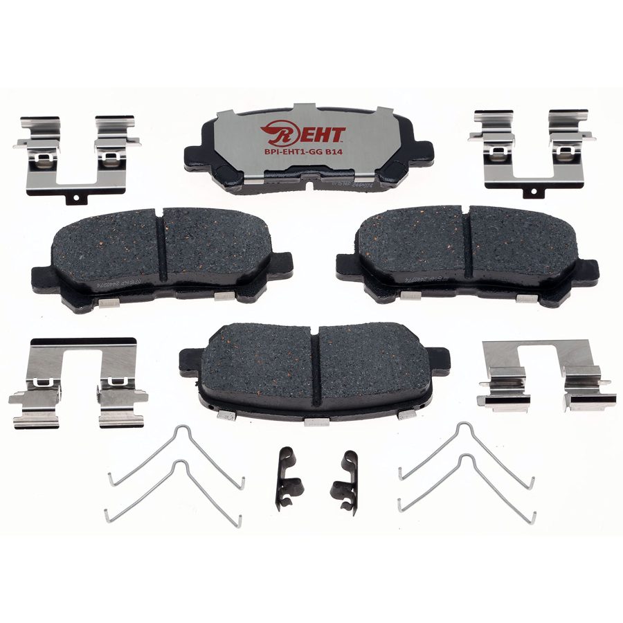 RAYBESTOS EHT1281H Premium Element3 EHT Replacement Rear Brake Pad Set for Select Acura MDX/ZDX and Honda Odyssey/Pilot Model Years