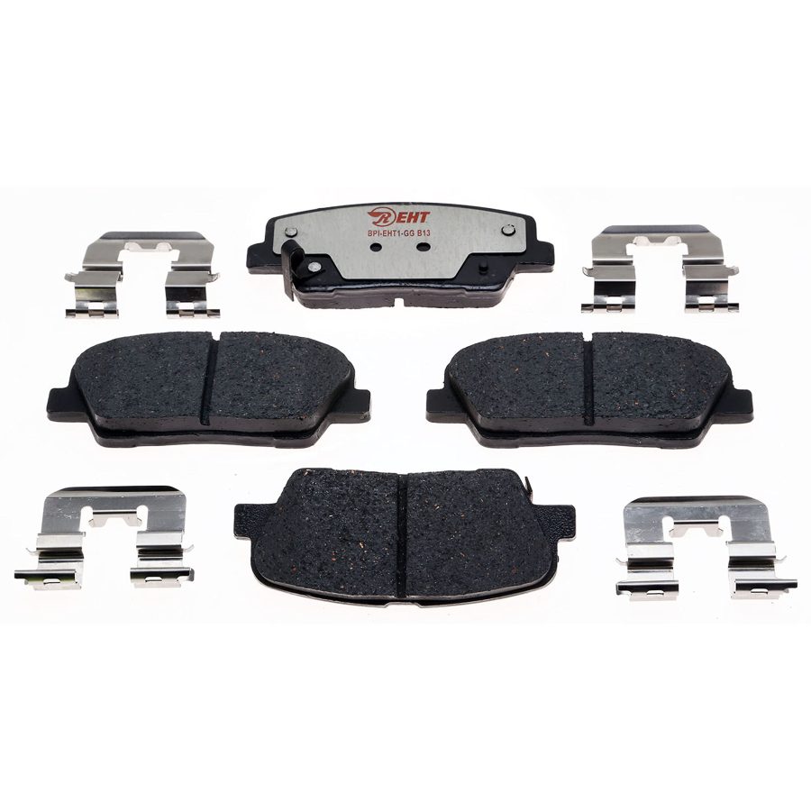 RAYBESTOS EHT1284H Premium Element3 EHT Replacement Rear Brake Pad Set for Select Hyundai Entourage/Equus/Genesis/Santa Fe and Kia Borrego/K900/Sedona Model Years