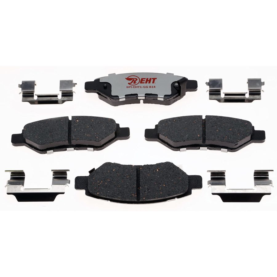 RAYBESTOS EHT1337H Premium Element3 EHT Replacement Rear Brake Pad Set for Select Cadillac CTS/SRX, Chevrolet Camaro and Saab 9-4X Models Years