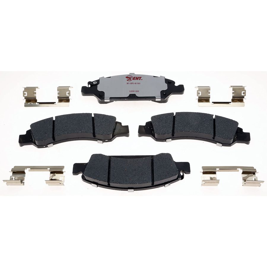 RAYBESTOS EHT1367H Premium Element3 EHT Replacement Front Brake Pad Set for Select Cadillac Escalade, Chevrolet Avalanche/Express/Silverado/Suburban/Tahoe, and GMC Sierra/Yukon Model Years