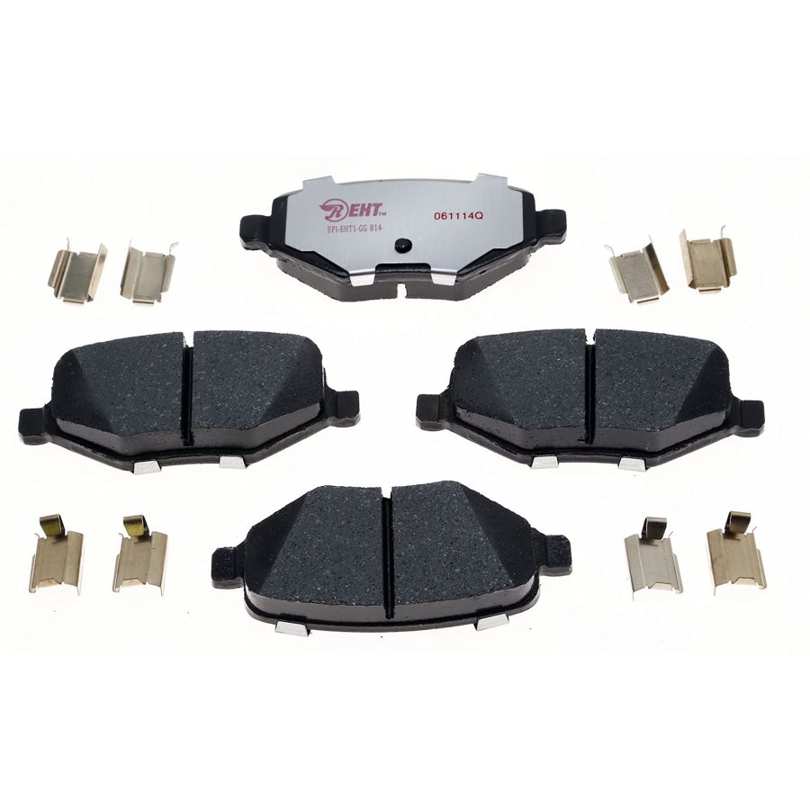 RAYBESTOS EHT1377H Premium Element3 EHT Replacement Rear Brake Pad Set for Select Ford Edge/Explorer/Flex/Taurus and Lincoln MKS/MKT/MKX Model Years