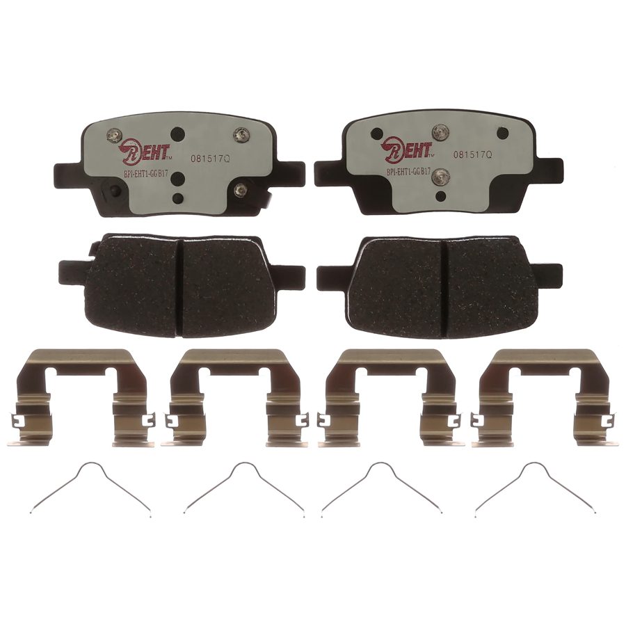 RAYBESTOS EHT1914H Premium Element3 EHT Replacement Rear Brake Pad Set for Select Buick Enclave, Cadillac CT6/XT5/XT6, Chevrolet Blazer/Camaro/Traverse and GMC Acadia Model Years