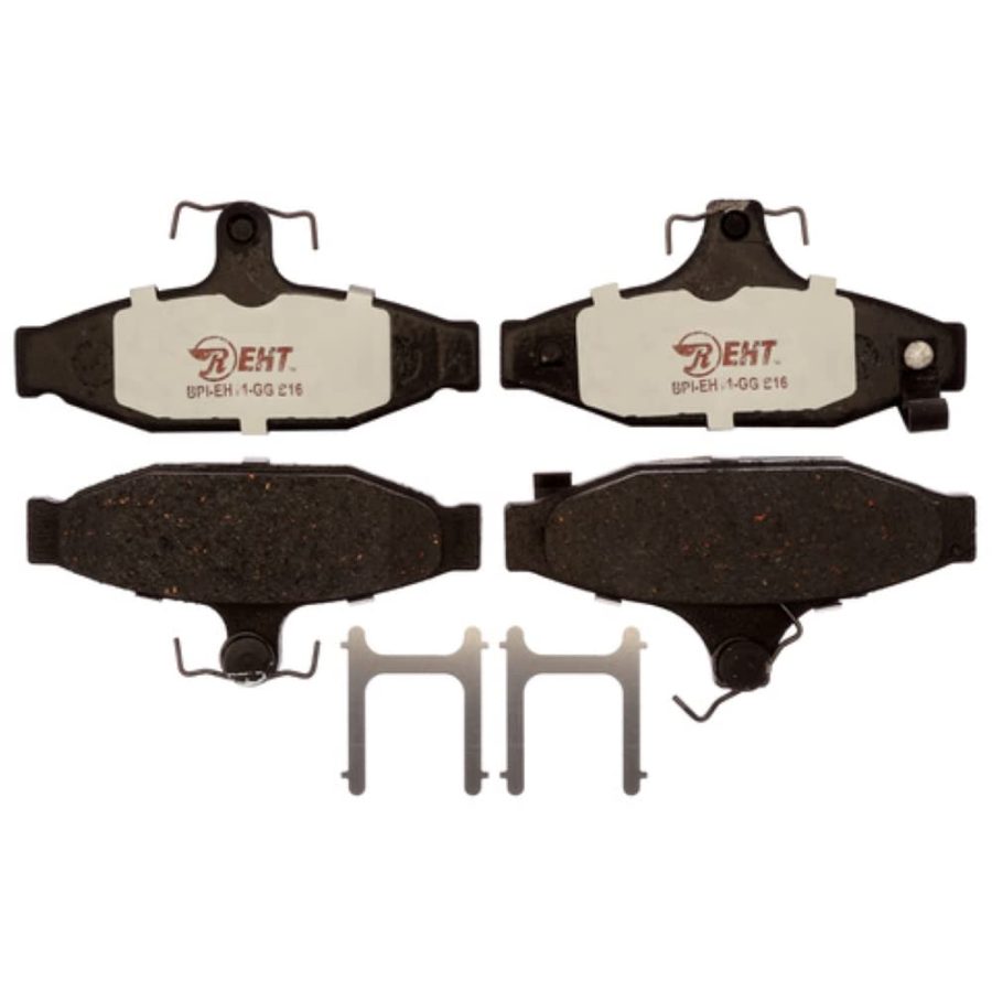 RAYBESTOS EHT413H Premium Element3 EHT Replacement Rear Brake Pad Set for Select Chevrolet Camaro/Corvette & Pontiac Firebird Model Years