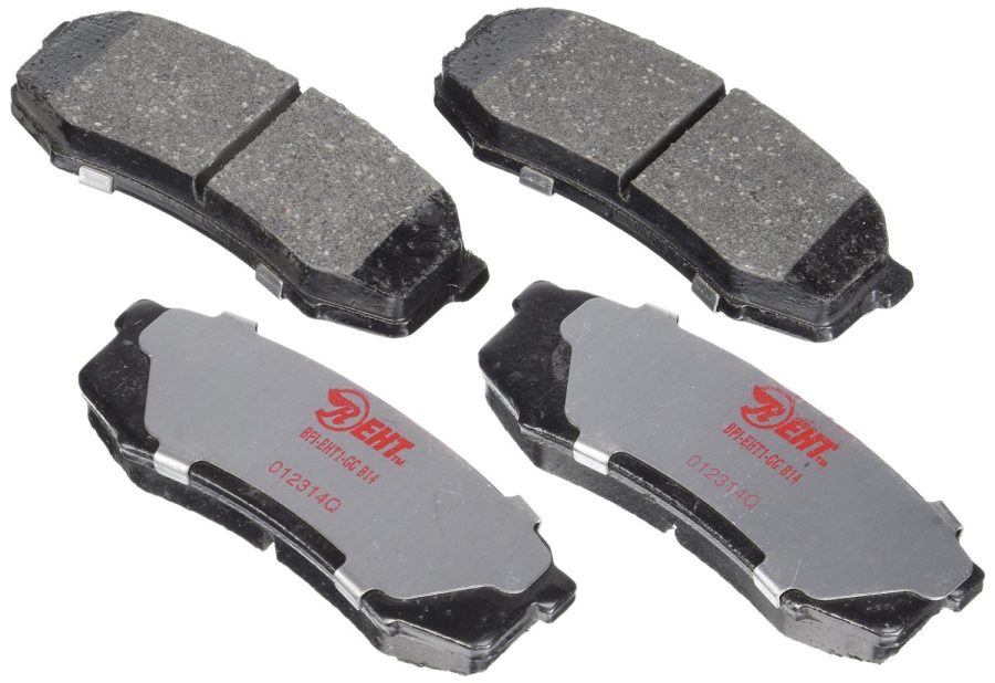 RAYBESTOS EHT606H Element3 EHTTM Replacement Rear Ceramic Brake Pad Set for Select Lexus GX460/GX470/LX450 and Toyota 4Runner/FJ Cruiser/Land Cruiser/Sequoia Model Years