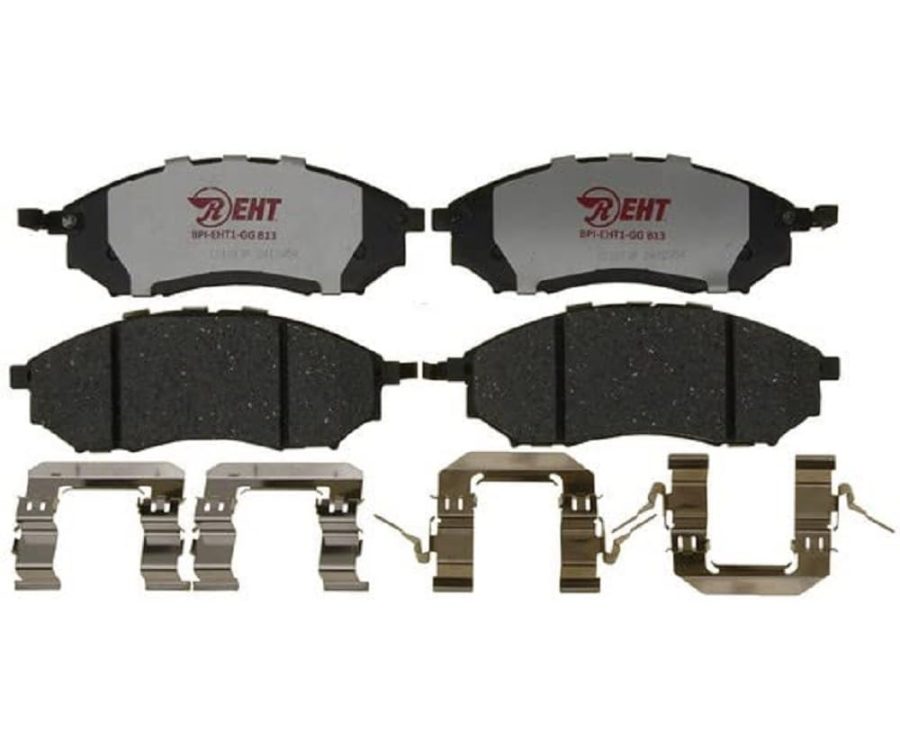 RAYBESTOS EHT888H Premium Element3 EHT Replacement Front Brake Pad Set for Select Infiniti EX35/EX37/G25/G37/M35/M37/M45/M56/Q45/QX50 and Nissan 370Z/Murano Model Years