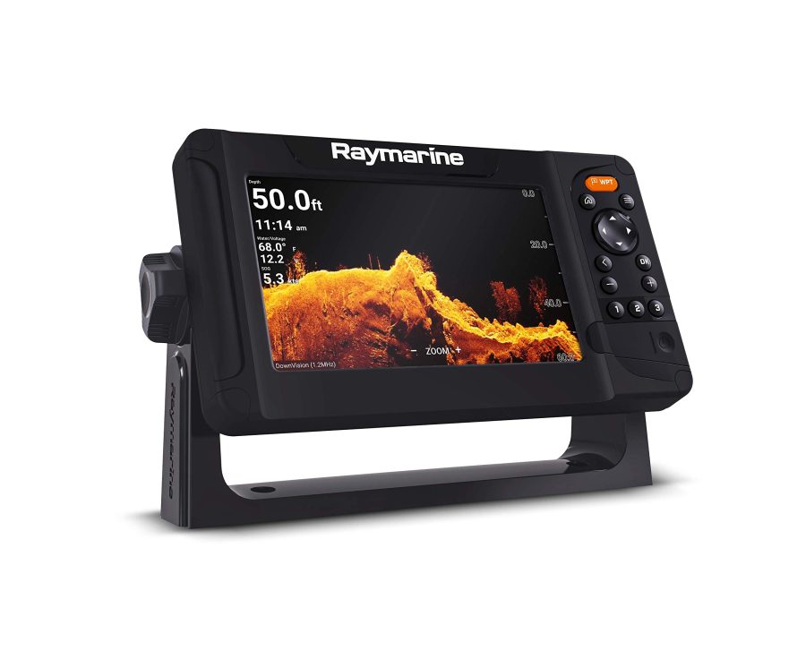 RAYMARINE E70532-05-NAG Element 7 HV with HV-100 Transducer and Navionics+ US and Canada Charts, Black