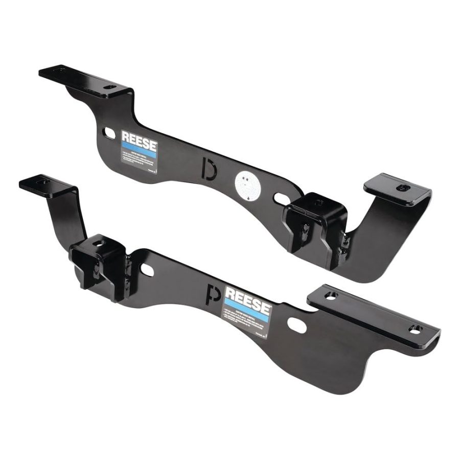 REESE 56017 5th Wheel Custom Quick Install Brackets for Ford F-250 Super Duty, F-350 Super Duty, and F-450 Super Duty (2017-2020), Black