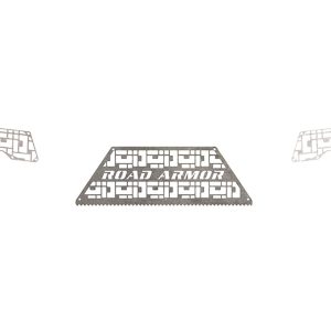 ROAD ARMOR 6172DRMD 17-20 Ford F-250 iDentity Rear Bumper Components - iD Mesh - Raw