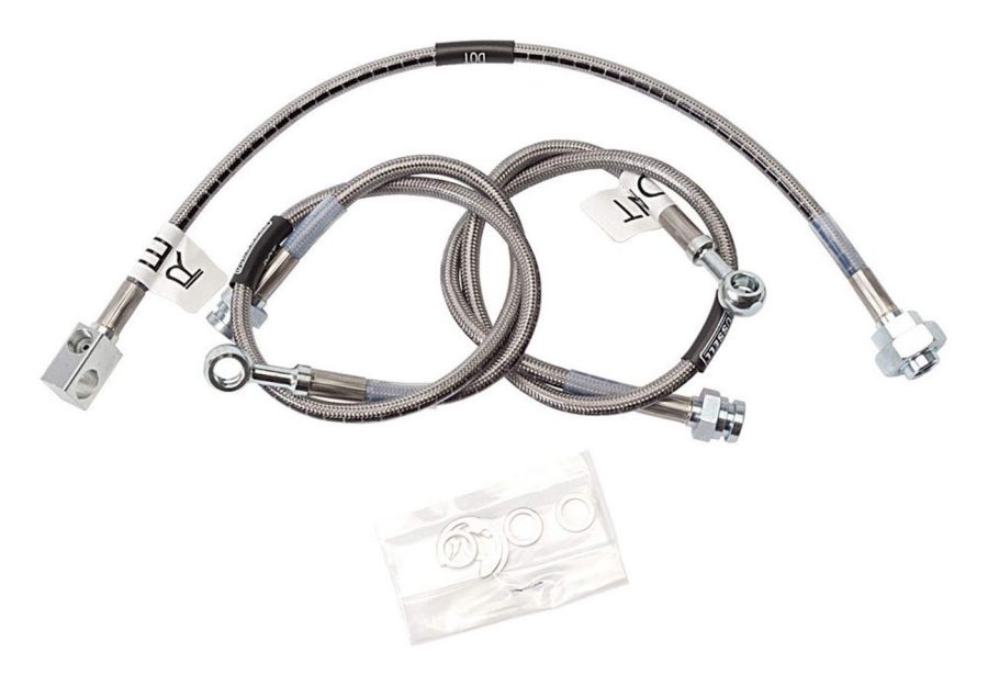 RUSSELL 672340 Pre-Assembled Direct Bolt-On Brake Hose Kit