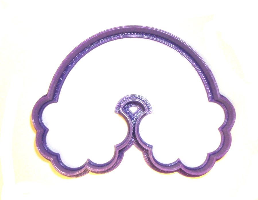 Rainbow Sky Magic Colors Colorful Weather Cookie Cutter 3D Printed USA PR841