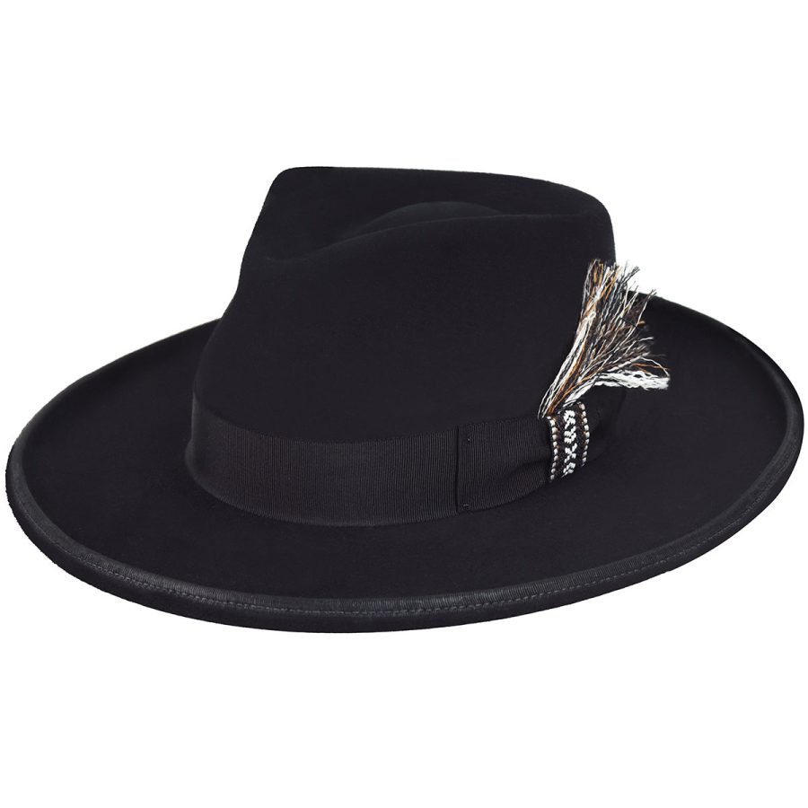 Renegade ® Cote 2X Fedora - Black/7 1/2