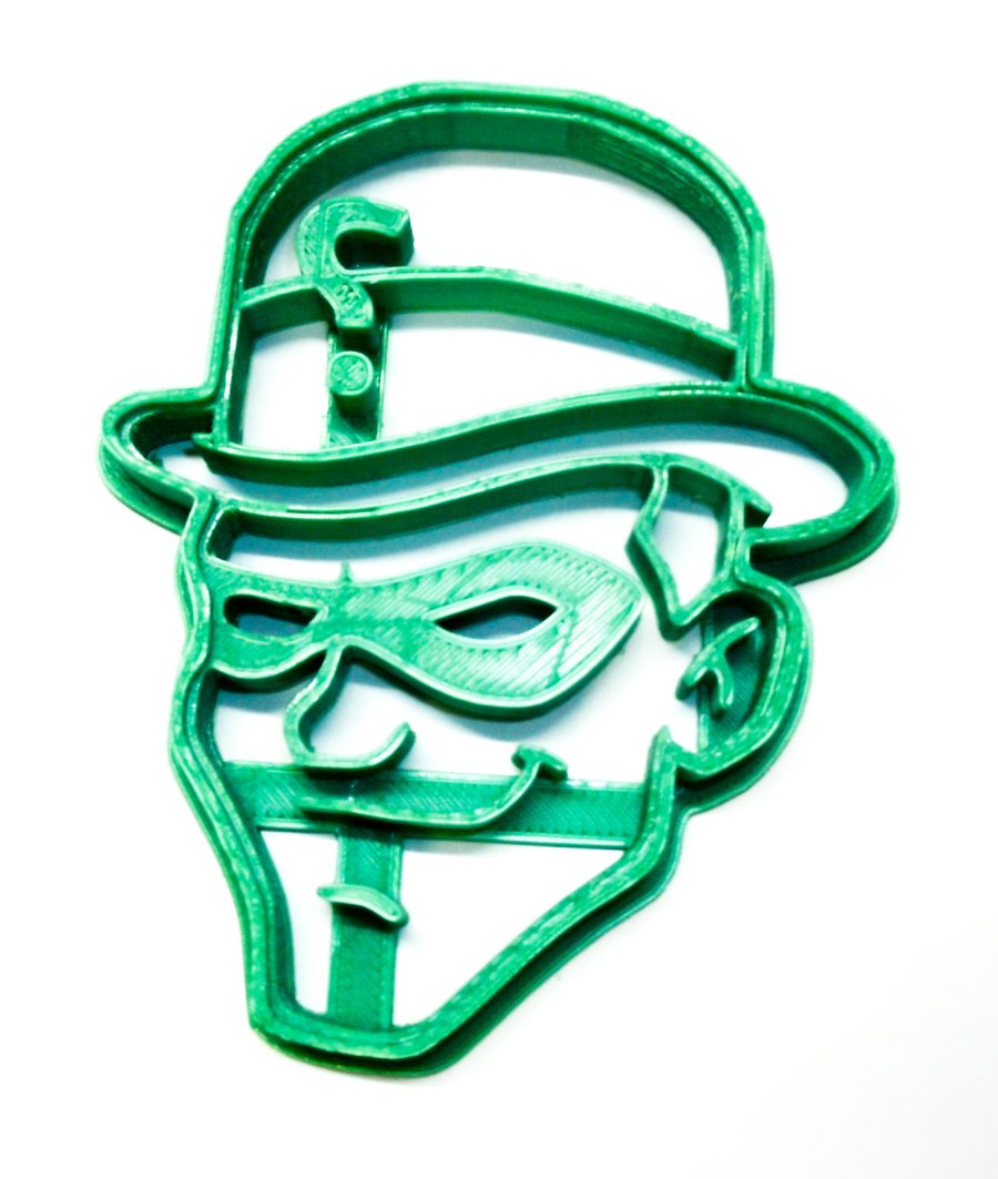 Riddler Batman Rival DC Comic Gotham Villain Cookie Cutter 3D Printed USA PR2028