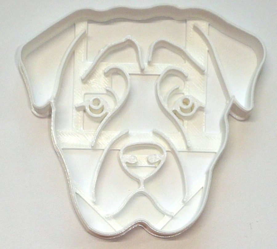 Rottweiler Dog Face Detailed Working Herding Breed Cookie Cutter USA PR4032