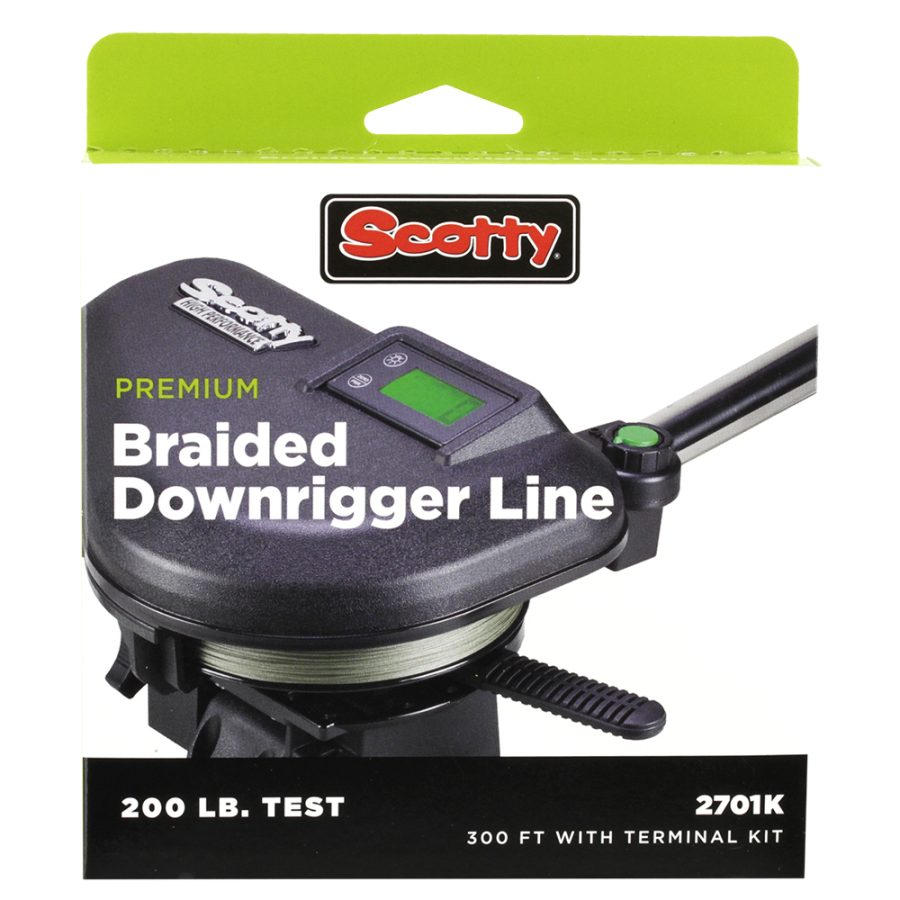 SCOTTY 2700K PREMIUM POWER BRAID DOWNRIGGER LINE - 200FT OF 200LB TEST