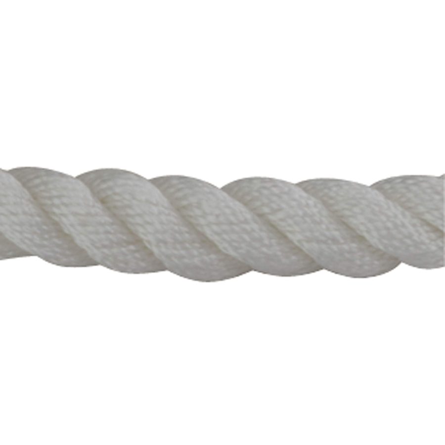 SEA-DOG 301110020WH-1 Twisted Nylon Dock Line - 3/8 INCH x 20, White