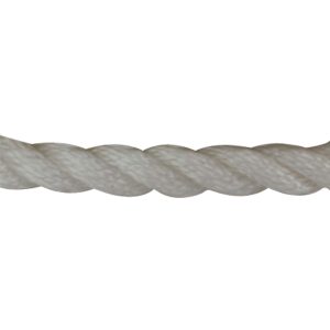 SEA-DOG 301110060WH-1 Twisted Nylon Anchor Line with Thimble, 3/8 INCH x 60