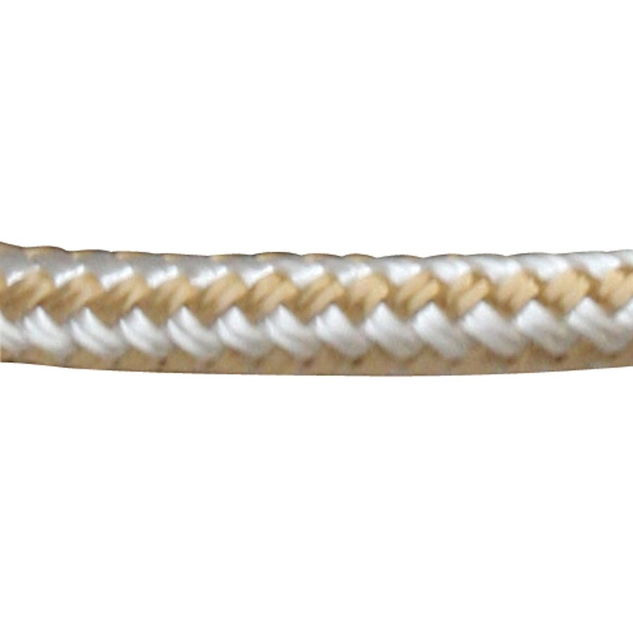 SEA-DOG 302112020G/W-1 Double Braided Nylon Dock Line, 1/2 INCH x 20 / Gold/White