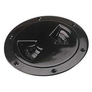 SEA-DOG 337155-1 LINE Screw Out Deck Plate 5-1/2 INCH BLK