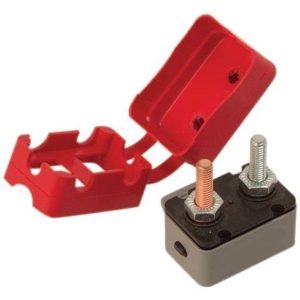 SEA-DOG 420853-1 Line Resettable Circuit Breaker with Cover, 30 Amp