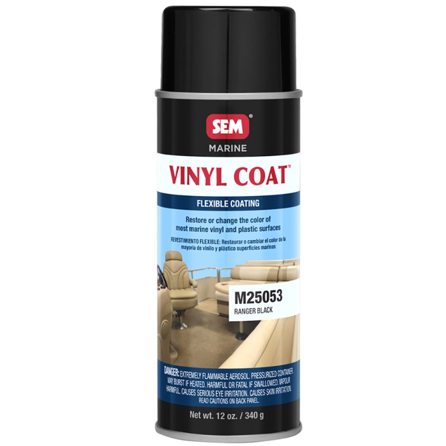 SEM M25053 VINYL COAT- RANGER BLACK - 12OZ