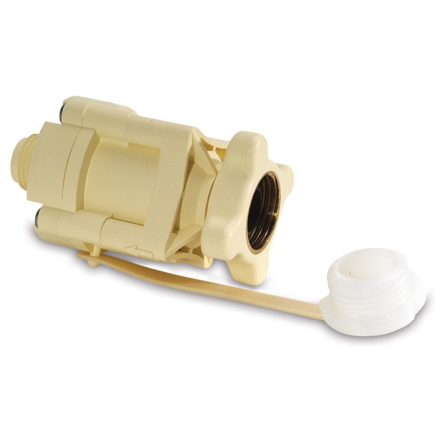 SHURFLO 183-039-08 PRESSURE REDUCING CITY WATER ENTRY - IN-LINE - CREAM