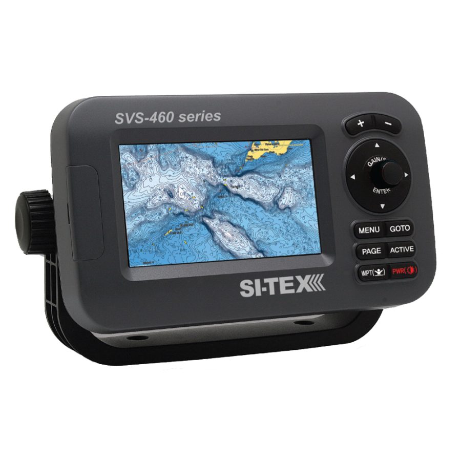 SI-TEX SVS-460C CHARTPLOTTER - 4.3 INCH COLOR SCREEN WITH INTERNAL GPS AND NAVIONICS+ FLEXIBLE COVERAGE