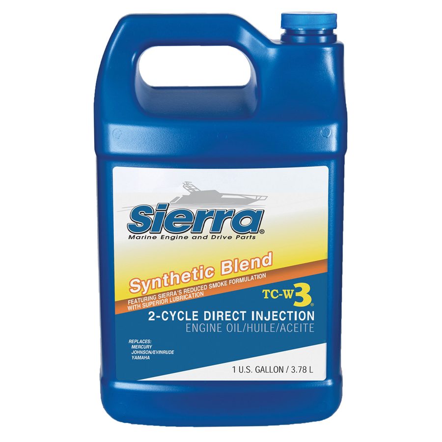 SIERRA 18-9530-3 International Synthetic Blend Direct Injection 2-Stroke Engine Oil - 1 Gallon, white