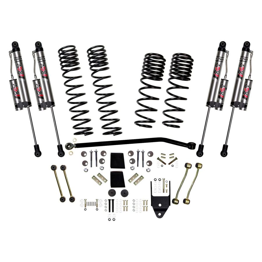 SKYJACKER JL35BKXLT 3.5 INCH Dual Rate Front And Rear Long-Travel Coil Spring Lift Kit