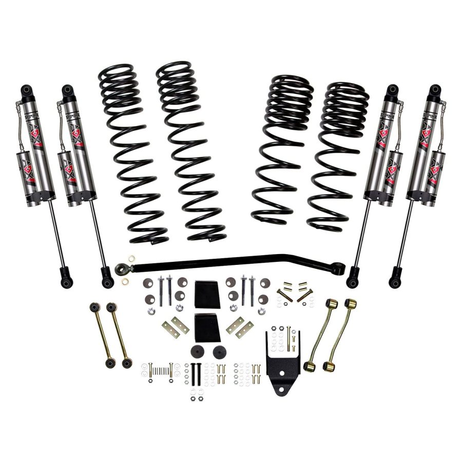 SKYJACKER JL40RBKXLT 4 INCH Dual Rate Front And Rear Long-Travel Coil Spring Lift Kit