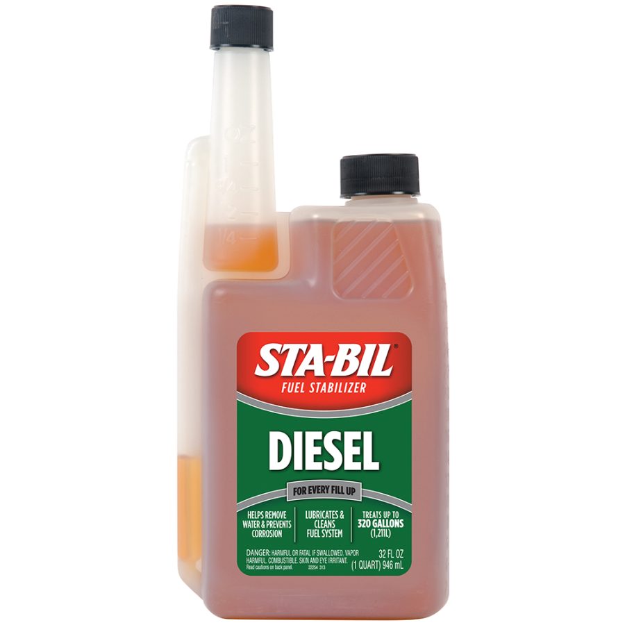 STA-BIL 22254CASE DIESEL FORMULA FUEL STABILIZER & PERFORMANCE IMPROVER - 32OZ (CASE OF 4)