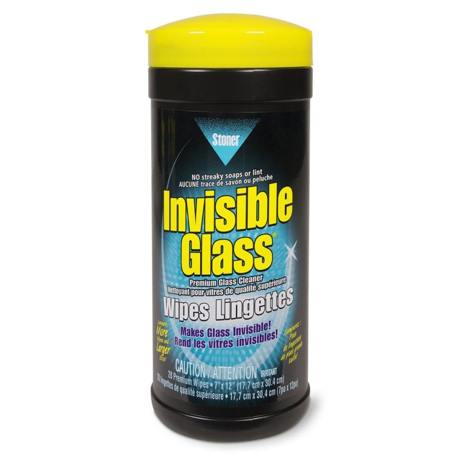 STONER 90566 28 Invisible Glass Wipes Canadian (Case of 6)