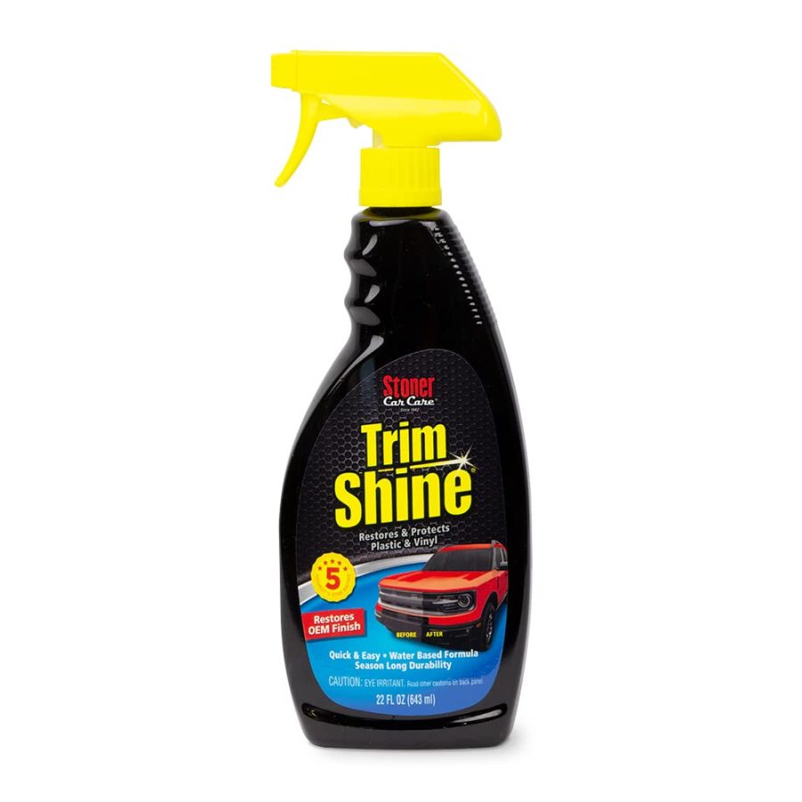 STONER 92034 22-Ounce Trim Shine Protectant for Interior and Exterior Restores, Moisturizes, and Conditions Vinyl, Rubber, Leather and More