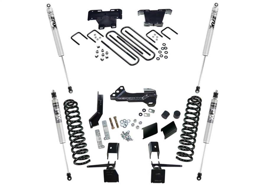 SUPERLIFT K165F 4 INCH Lift Kit for Ford F-250/F-350 | Complete Lift Kit with Front & Rear Fox 2.0 Series Shocks and Replacement Radius Arms Fits 2017-2022 Ford F-250 / F-350 4WD