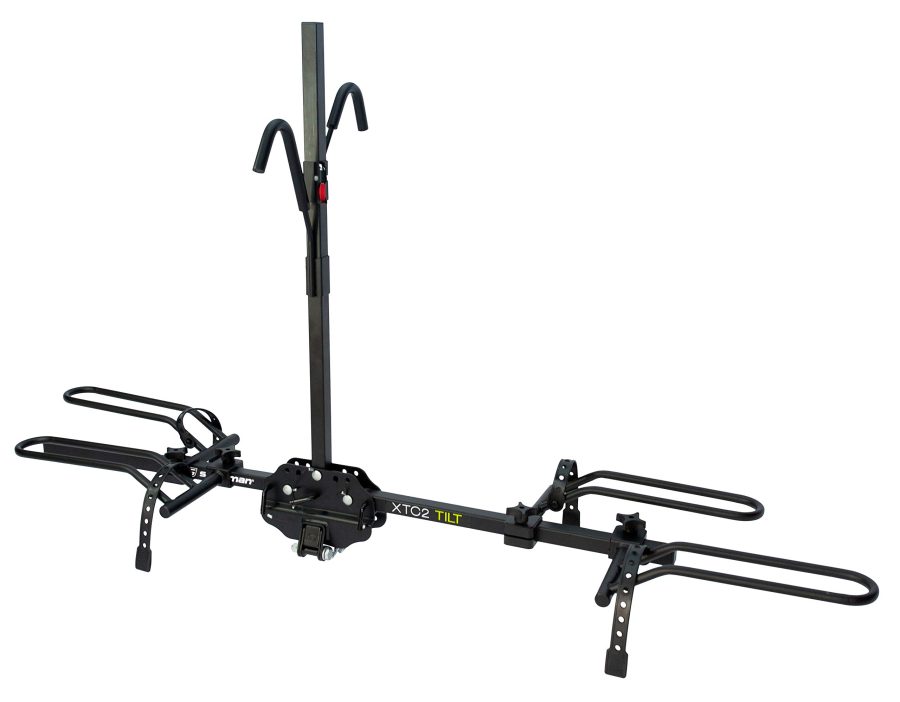 SWAGMAN 64671 XTC2 TILT Hitch Mount Bike Rack , Black, 1-1/4 INCH and 2 INCH hitch receiver, class 2 or higher