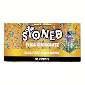 Salted Caramel Chocolate Stoned THCA Chocolates 10000MG