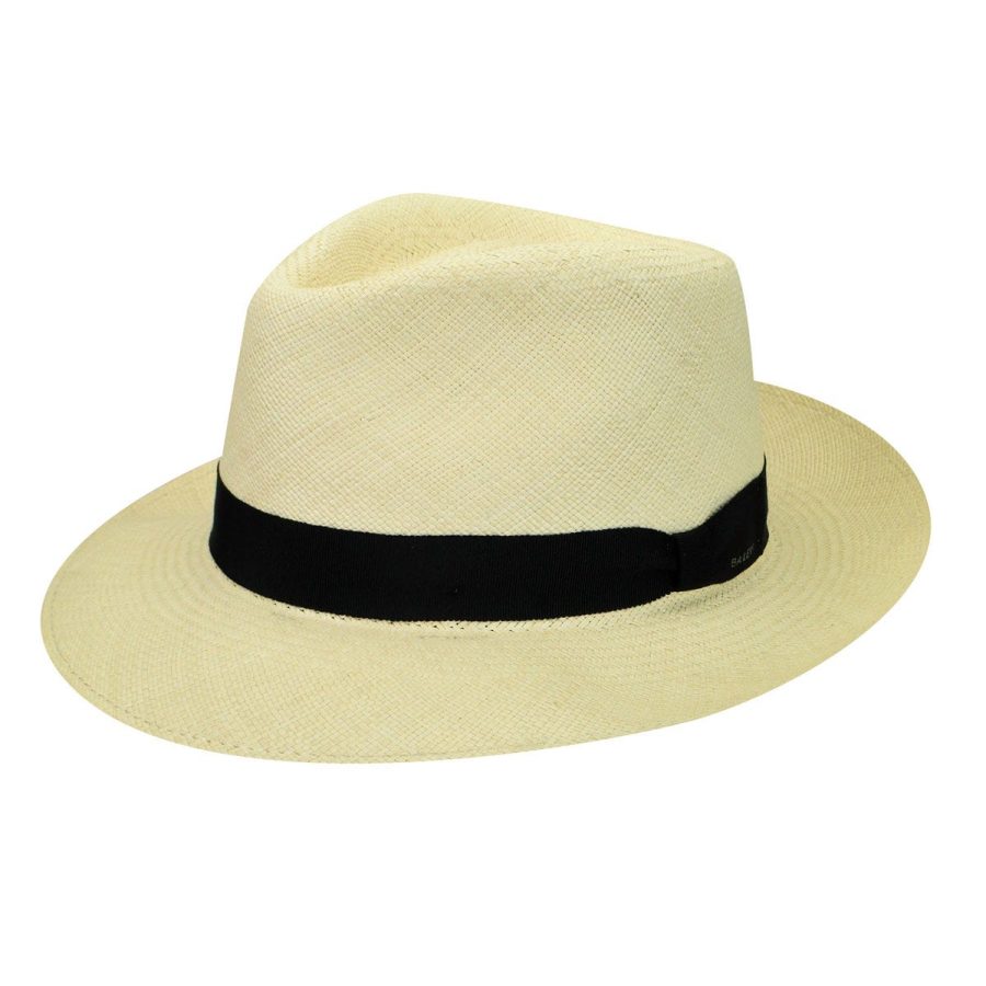 Salter Panama Fedora - Natural/7 1/8