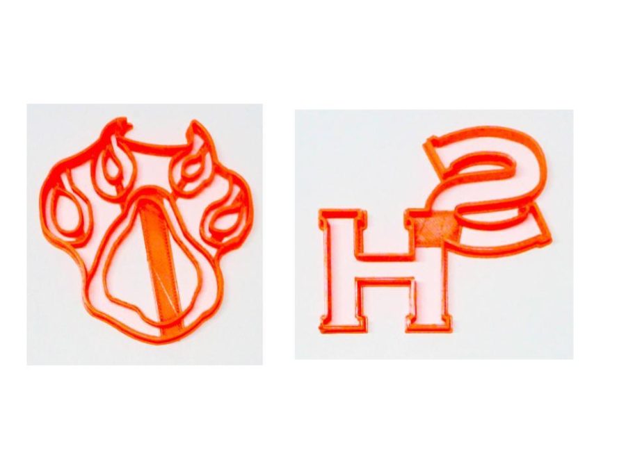 Sam Houston State University Bearkats Paw Set of 2 Cookie Cutters USA PR1434