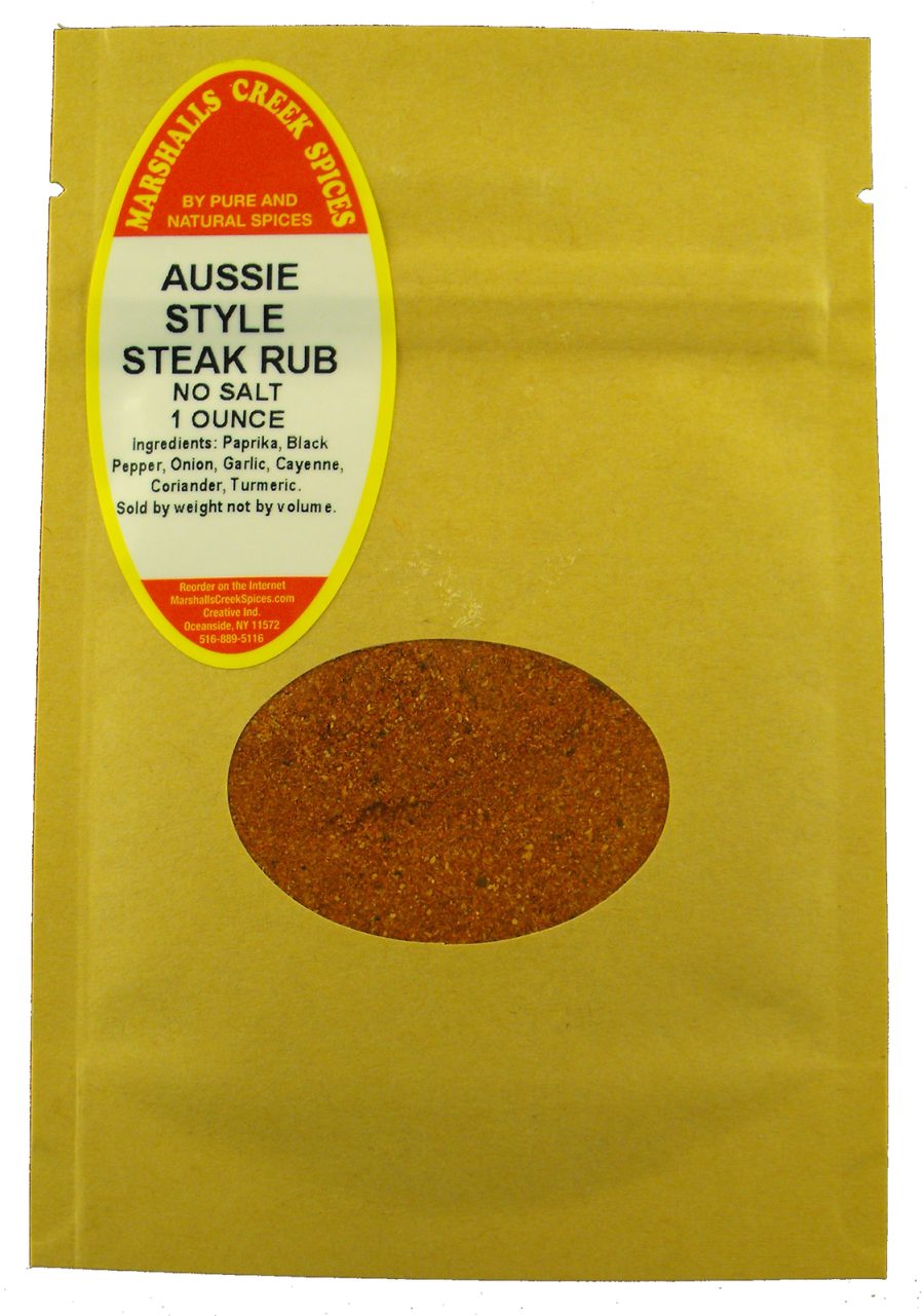 Sample Size, EZ Meal Prep, Aussie Style Steak Rub, no salt, Compare to Outback