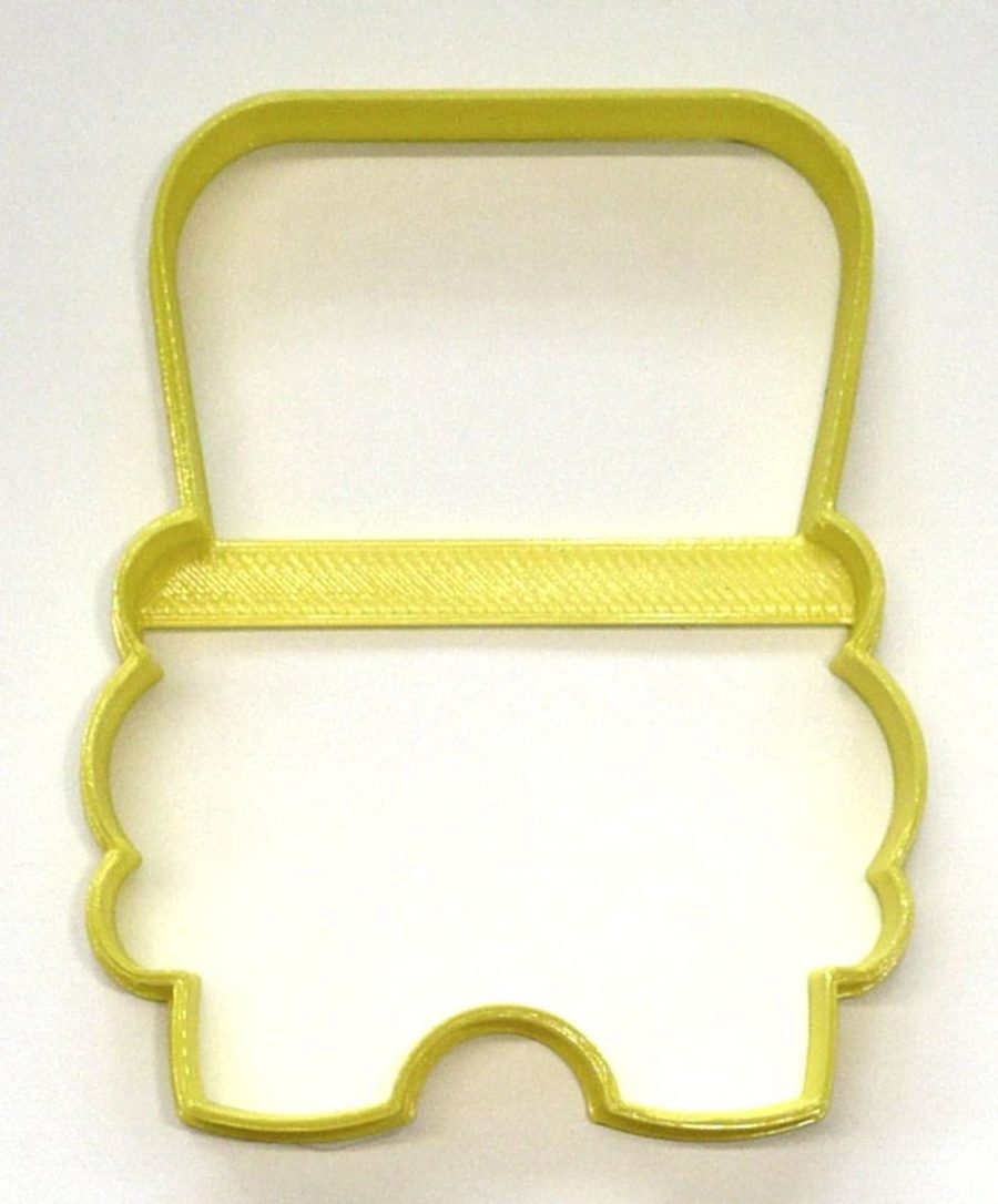 School Yellow Bus Front View Student Cookie Cutter 3D Printed USA PR836