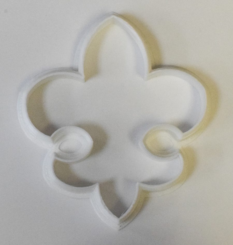 Scouts Fleur De Lis Cookie Cutter Baking Tool 3D Printed USA PR473