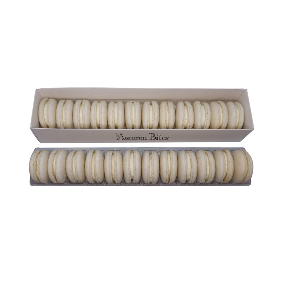 Scrumptious French Macarons Gift Box of 24 - Velvety Vanilla