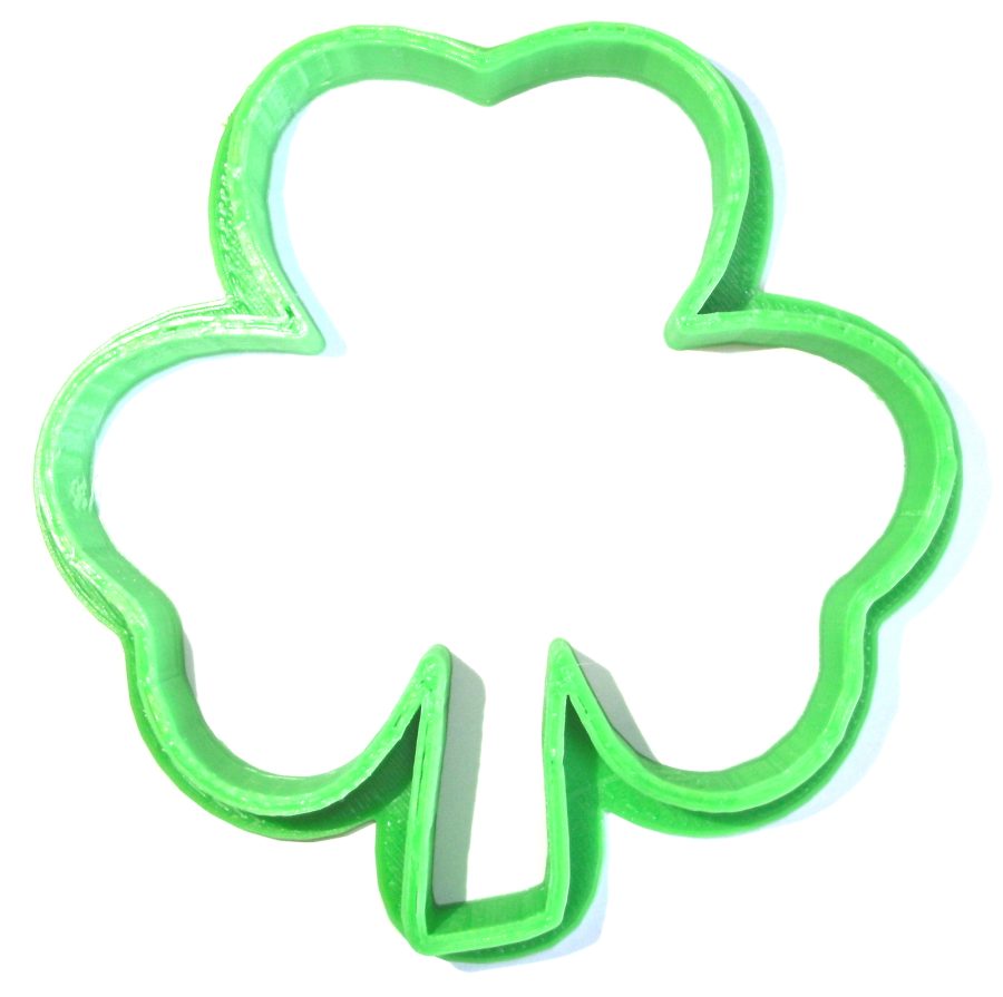 Shamrock Saint Patricks Day St Pattys Irish Cookie Cutter Made in USA PR197