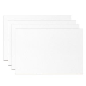 Simple White Solid Color Dining Set Of 4 Placemats - Aperturee