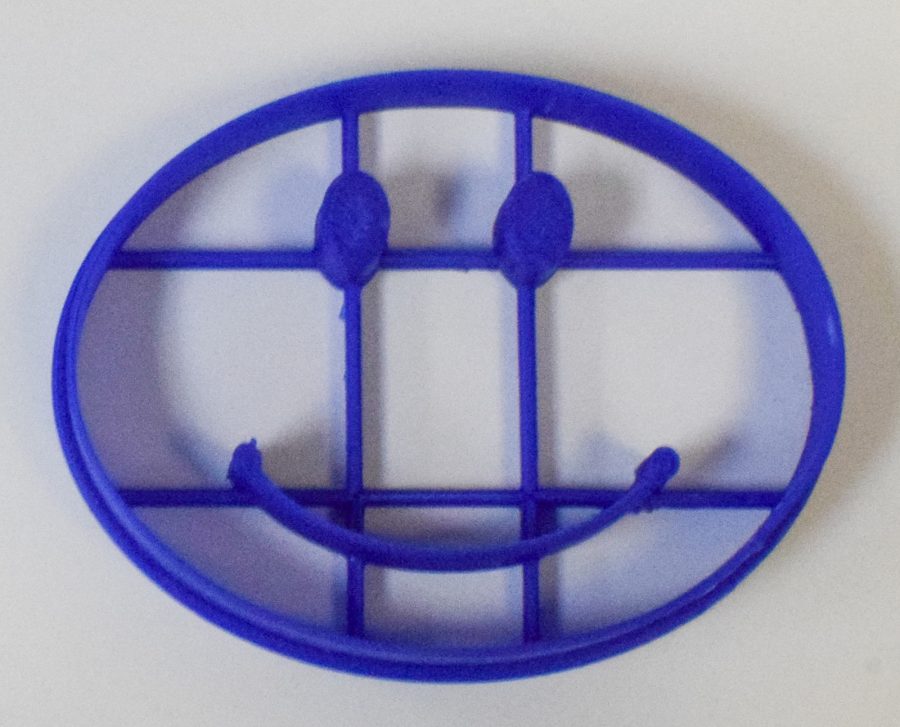 Smiley Face Happy Cookie Cutter Baking Tool 3D Printed USA PR255