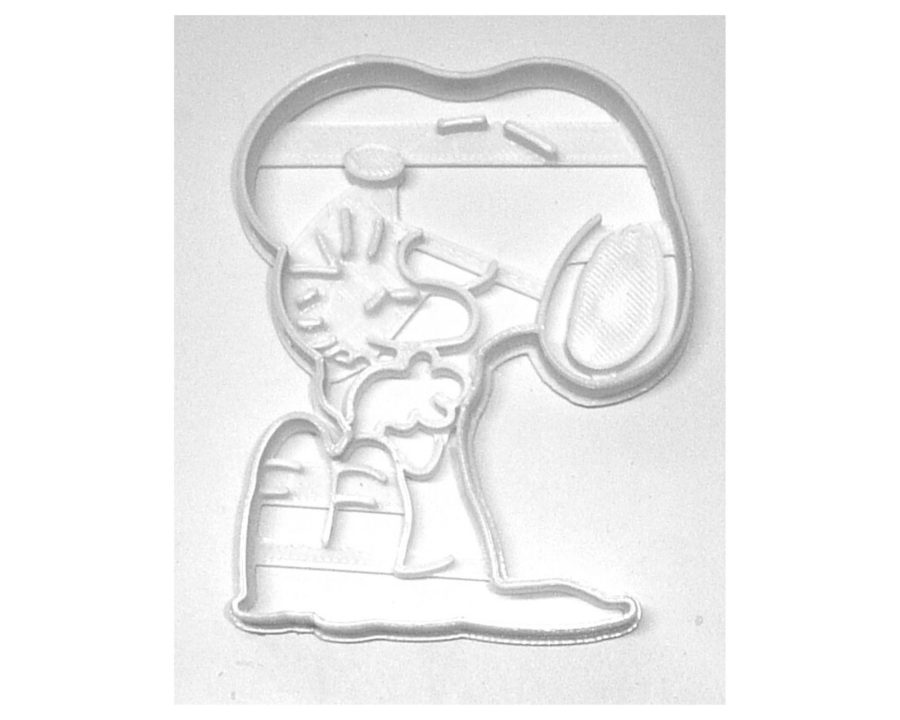 Snoopy Hugging Woodstock Charlie Brown Peanuts Comics Cookie Cutter USA PR3495