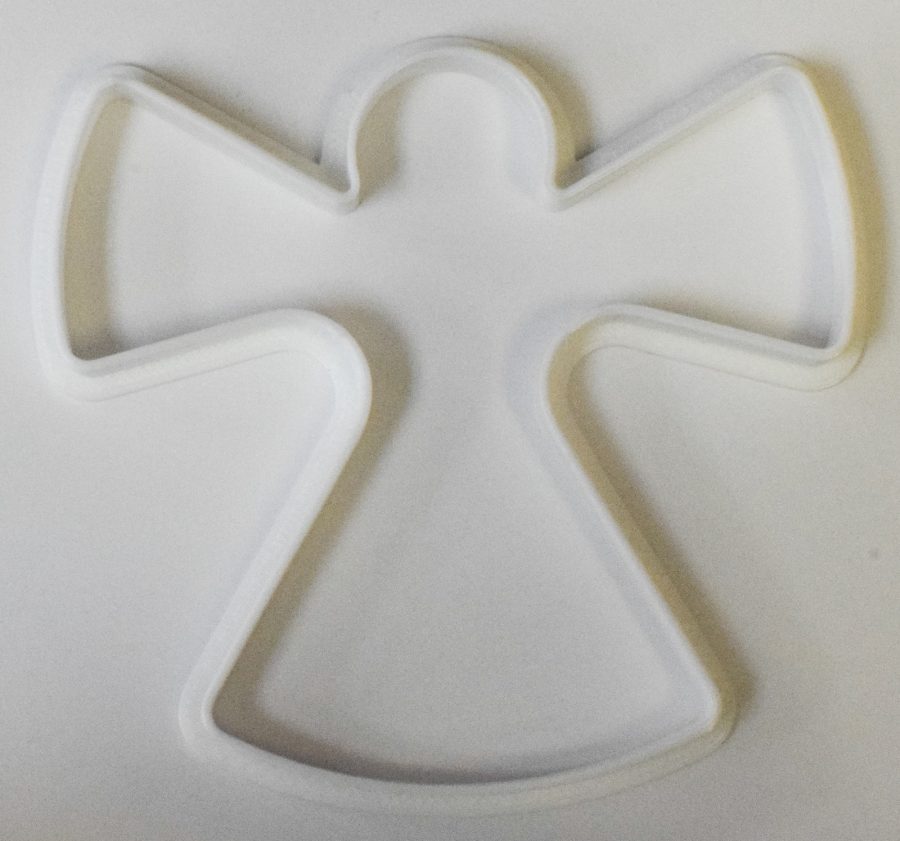 Snow Angel Christmas Winter Holiday Cookie Cutter Baking 3D Printed USA PR274