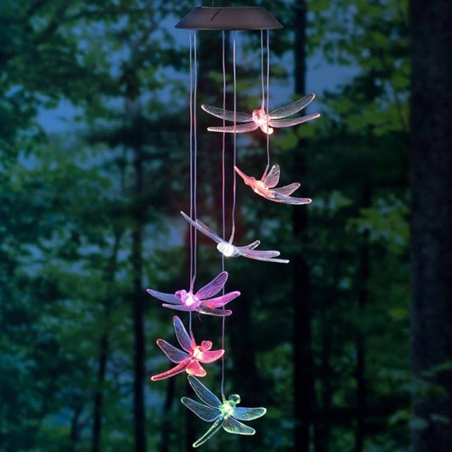 Solar Dragonfly Wind Chime