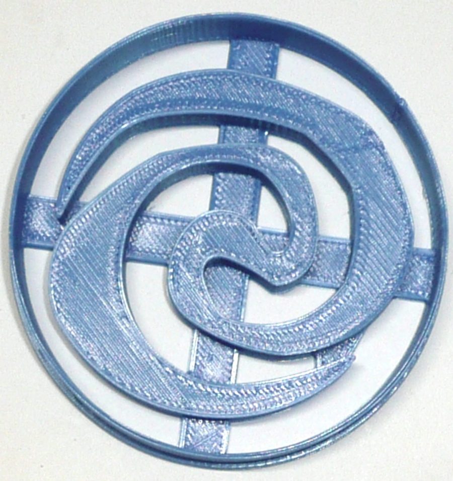 Spiral Swirl Symbol from Moana Kids Animated Movie Cookie Cutter USA PR2658